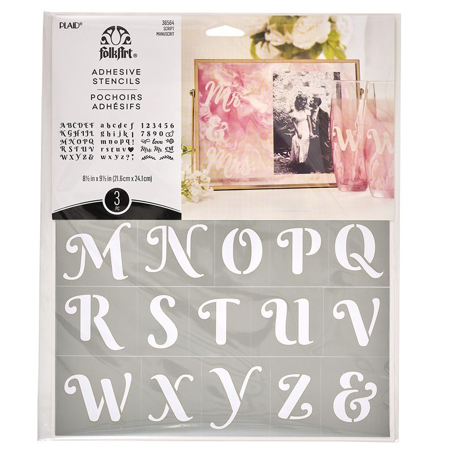 Script Stencils 8.5