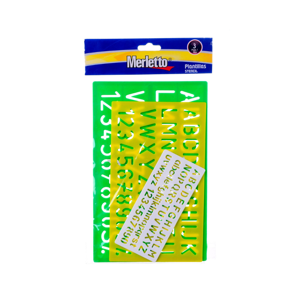 Tec Letras Plantilla de letras– Artec