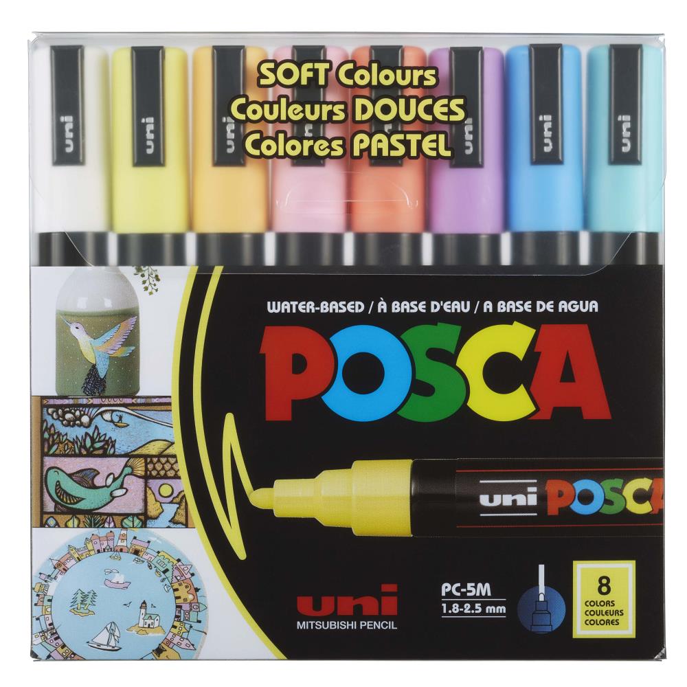 PC-5M Marker set (8) Soft Colours– Artec